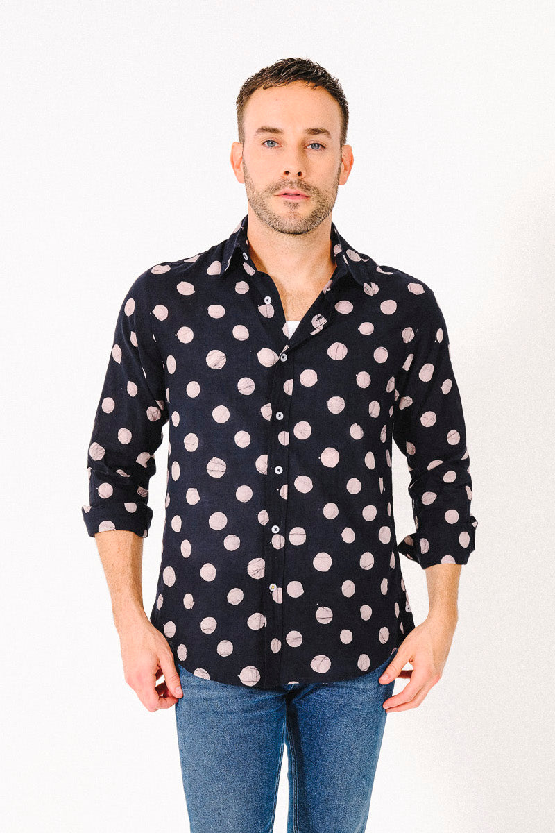 White dot shop shirt for men