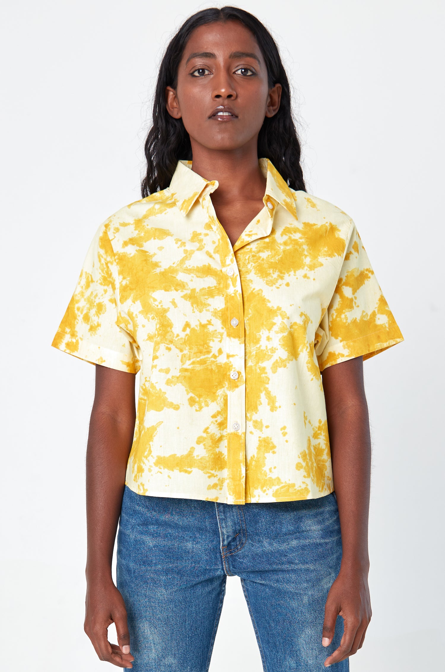 Yellow Tie Dye Shirts